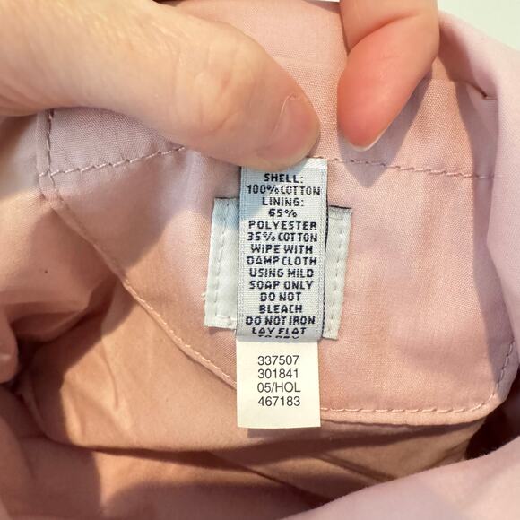 Vintage Y2K GAP Velvet Purse Pink Gold Embroidered Bow Pearl Chain Coquette EUC - Picture 3 of 10